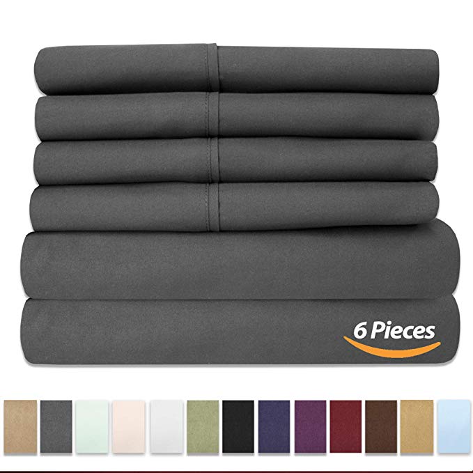 Normally $31, this #1 bestselling 6-piece sheet set is 47 percent off today (Photo via Amazon)