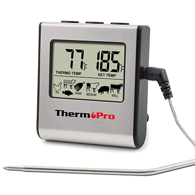 Normally $30, this digital meat thermometer is 49 percent off (Photo via Amazon)