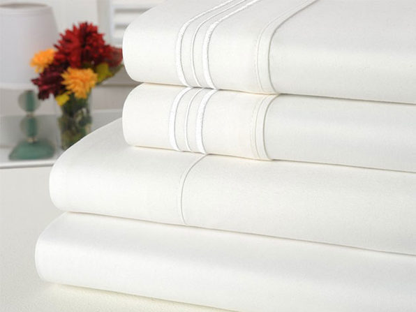 Normally $110, this 4-piece sheet set is 63 percent off