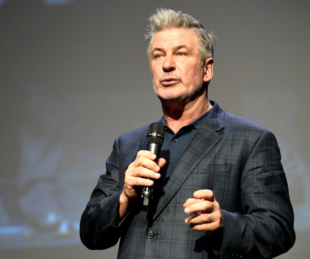 Alec Baldwin speaks onstage at the Opening Night Film "The Public" Presented by Belvedere Vodka during the 33rd Santa Barbara International Film Festival at Arlington Theatre on January 31, 2018 in Santa Barbara, California. (Photo by Matt Winkelmeyer/Getty Images for SBIFF)