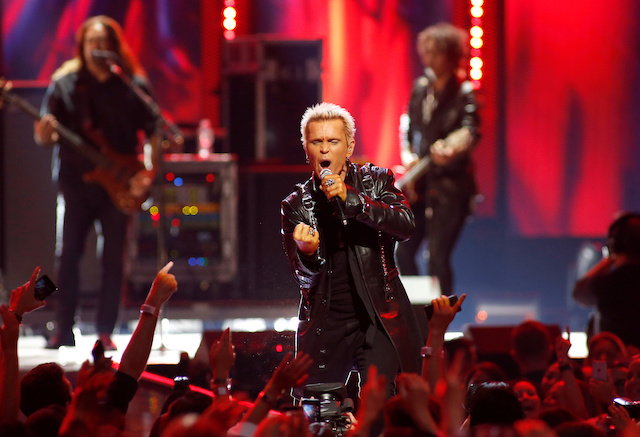 Billy Idol performs during the iHeartRadio Music Festival at The T-Mobile Arena in Las Vegas, Nevada, U.S. September 23, 2016. REUTERS/Steve Marcus 
