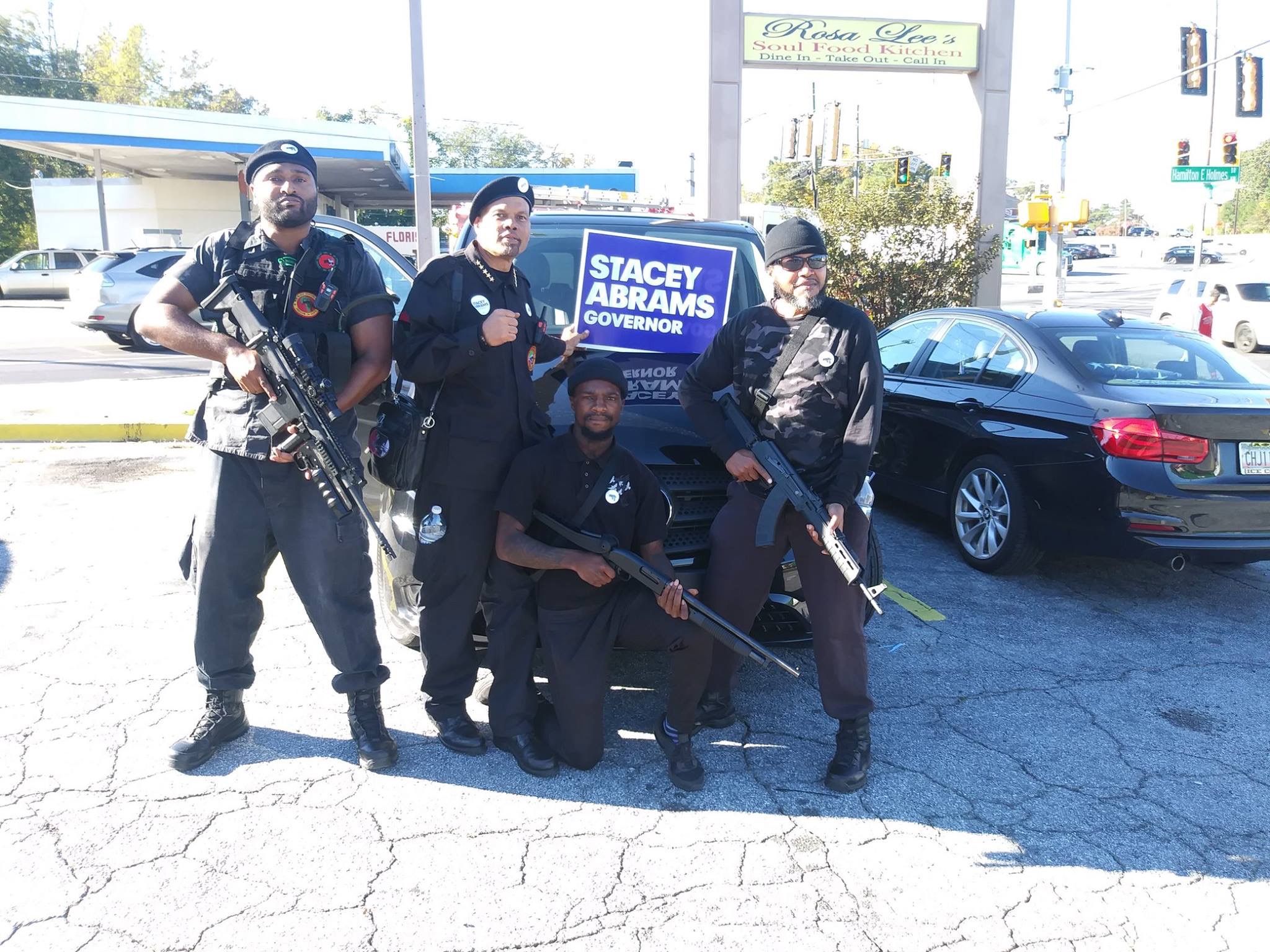 Black Panthers in Atlanta. 