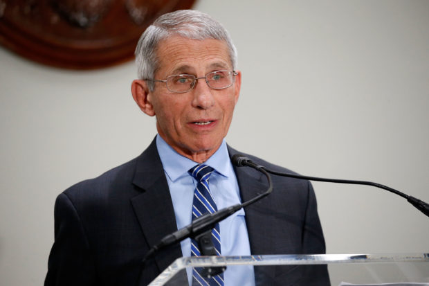 Anthony Fauci, M.D., Director, National Institute of Allergy and Infectious Diseases, National Institutes of Health (NIH), speaks at "Making AIDS History: A Roadmap for Ending the Epidemic" at the Hart Senate Building on June 14, 2017 in Washington, DC. Paul Morigi/Getty Images