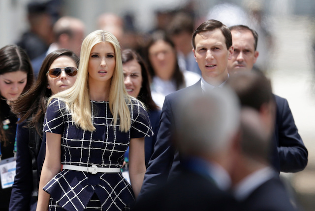 White House advisors Jared Kushner and Ivanka Trump arrive for the G20 leaders summit in Buenos Aires, Argentina November 30, 2018. REUTERS/Luisa Gonzalez
