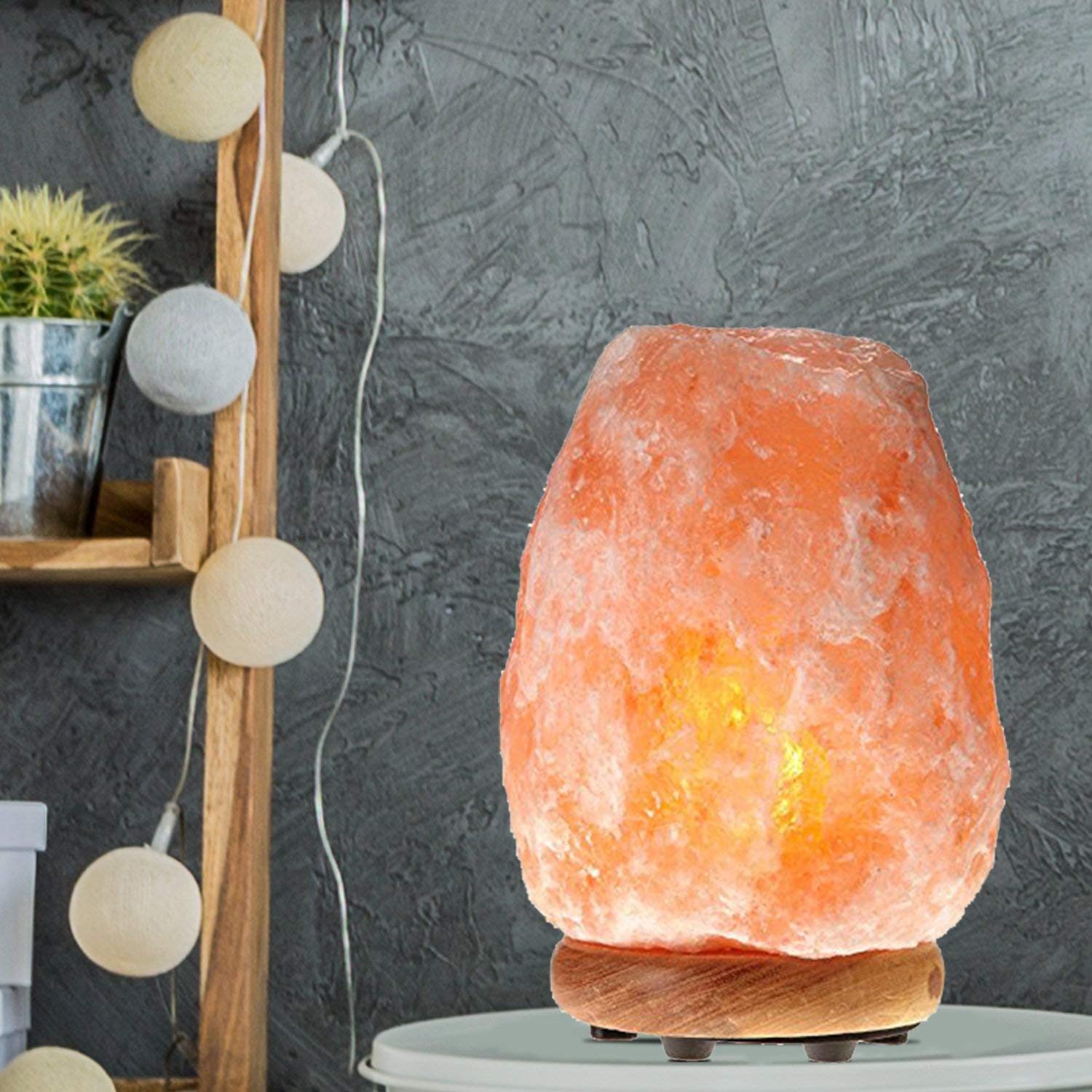 Normally $20, this crystal salt lamp is 30 percent off (Photo via Amazon)