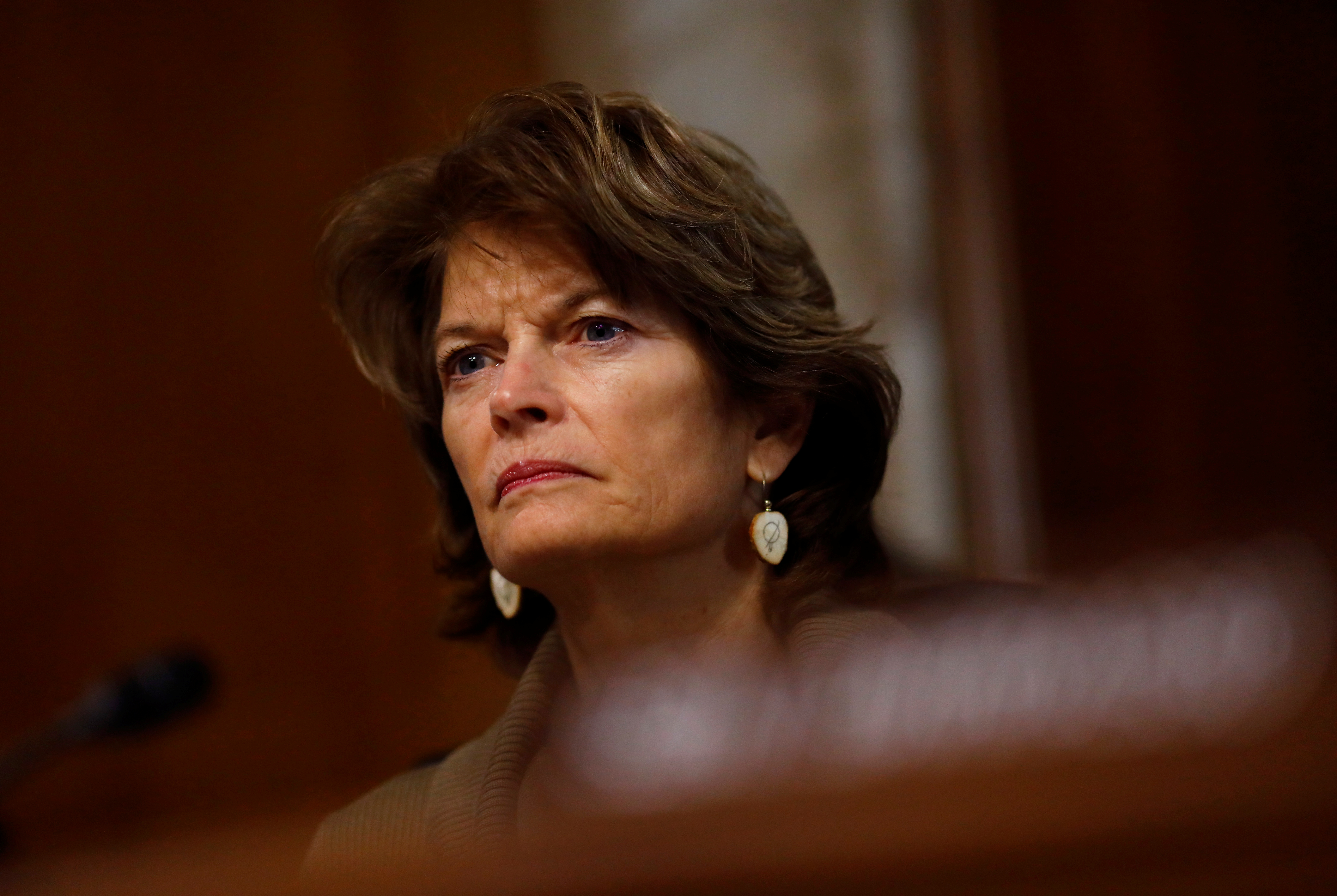 Chairwoman Lisa Murkowski (R-AK) speaks during a hearing of the Senate Committee on Energy and Natural Resources on Capitol Hill in Washington