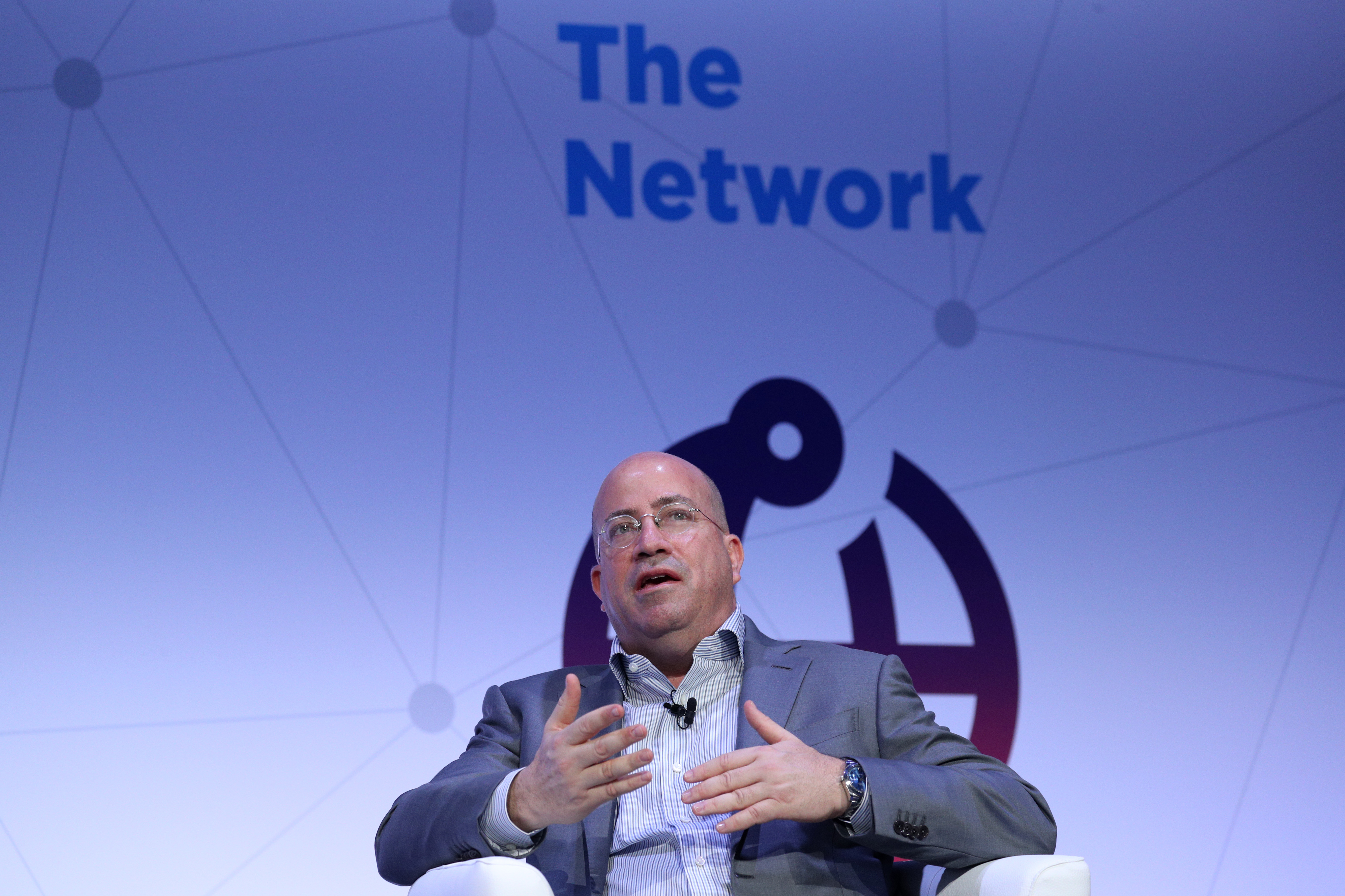 CNN President Jeff Zucker attends a keynote event at the Mobile World Congress in Barcelona, Spain, February 26, 2018. REUTERS/Sergio Perez - UP1EE2Q1A1CH8