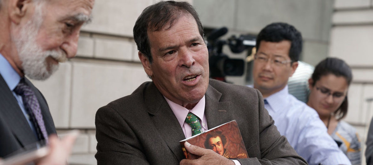 Randy Credico testified before Mueller's grand jury on Sept. 7, 2018. (Alex Wong/Getty Images)