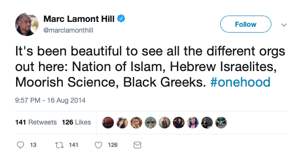 Marc Lamont Hill on Nation of Islam (Twitter Screenshot) 