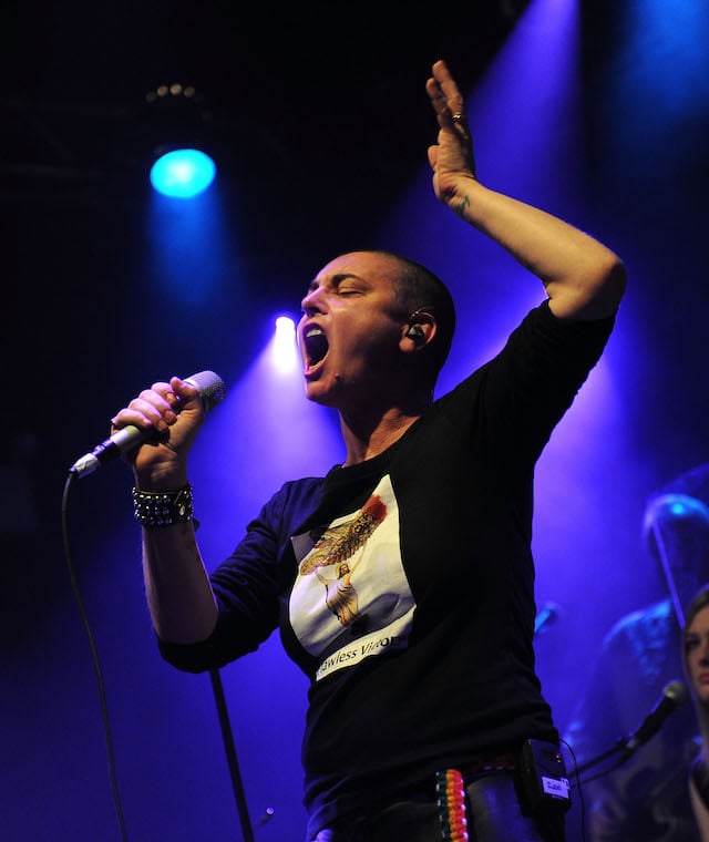 Sinead O'Connor at the Highline Ballroom on February 23, 2012 in New York City. (Photo: Getty Images)