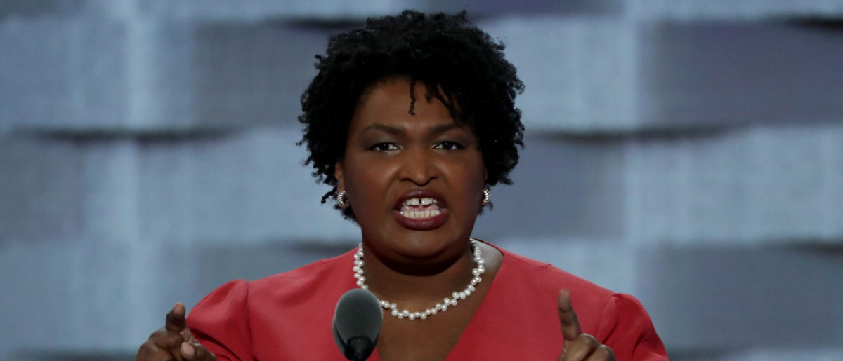 House Minority Leader for the Georgia General Assembly and State Representative, Stacey Abrams delivers a speech on the first day of the Democratic National Convention at the Wells Fargo Center, July 25, 2016 in Philadelphia, Pennsylvania. (Alex Wong/Getty Images)