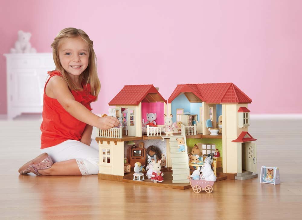 Normally $90, this Calico Critters townhome is 22 percent off (Photo via Amazon)