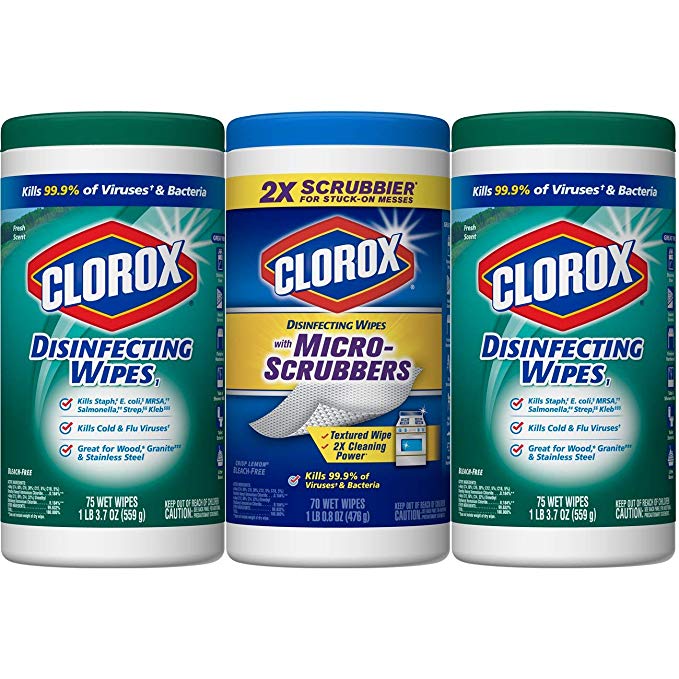 Normally $15, this 3-pack of wipes is 36 percent off today (Photo via Amazon)