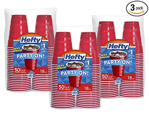 Normally $14, this 3-pack of party cups is 43 percent off today (Photo via Amazon)