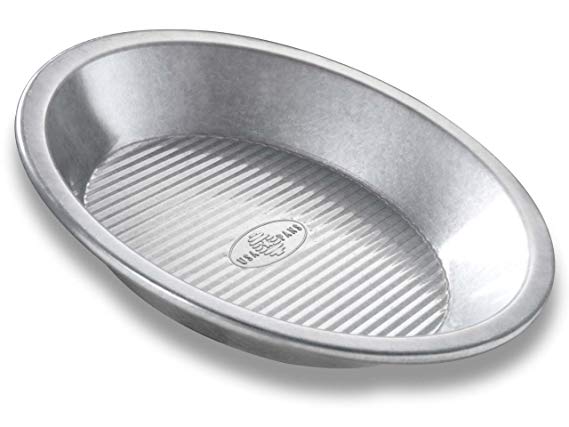 Normally $20, this steel pie pan is 50 percent off today (Photo via Amazon)