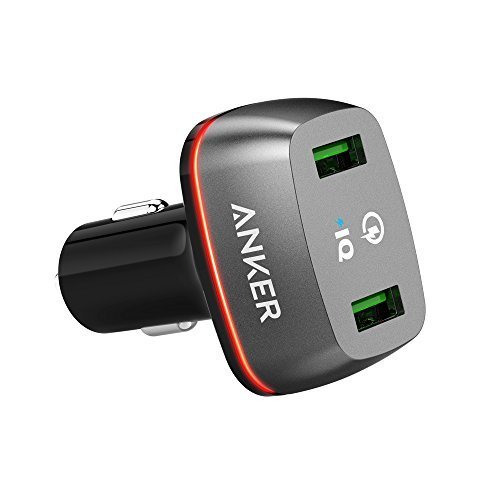 Normally $17, this Anker car charger is 30 percent off today (Photo via Amazon)
