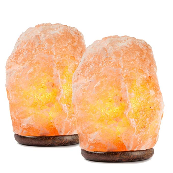 Normally $25, this Himalayan salt lamp is 25 percent off (Photo via Amazon)