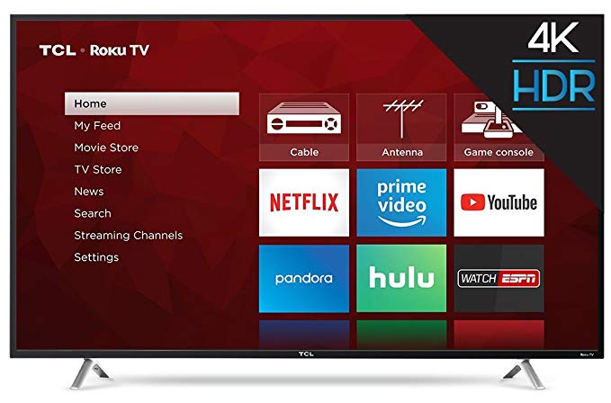 Normally $600, this smart TV is 42 percent off (Photo via Amazon)