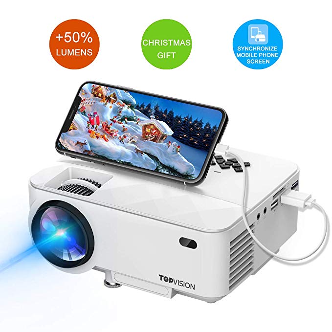 Normally $100, this #1 bestselling mini projector is 40 percent off with this code (Photo via Amazon)