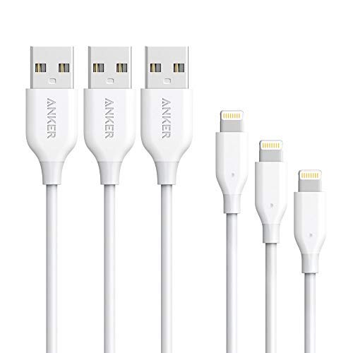 Normally $28, this 3-pack of lightning cables is 29 percent off today (Photo via Amazon)