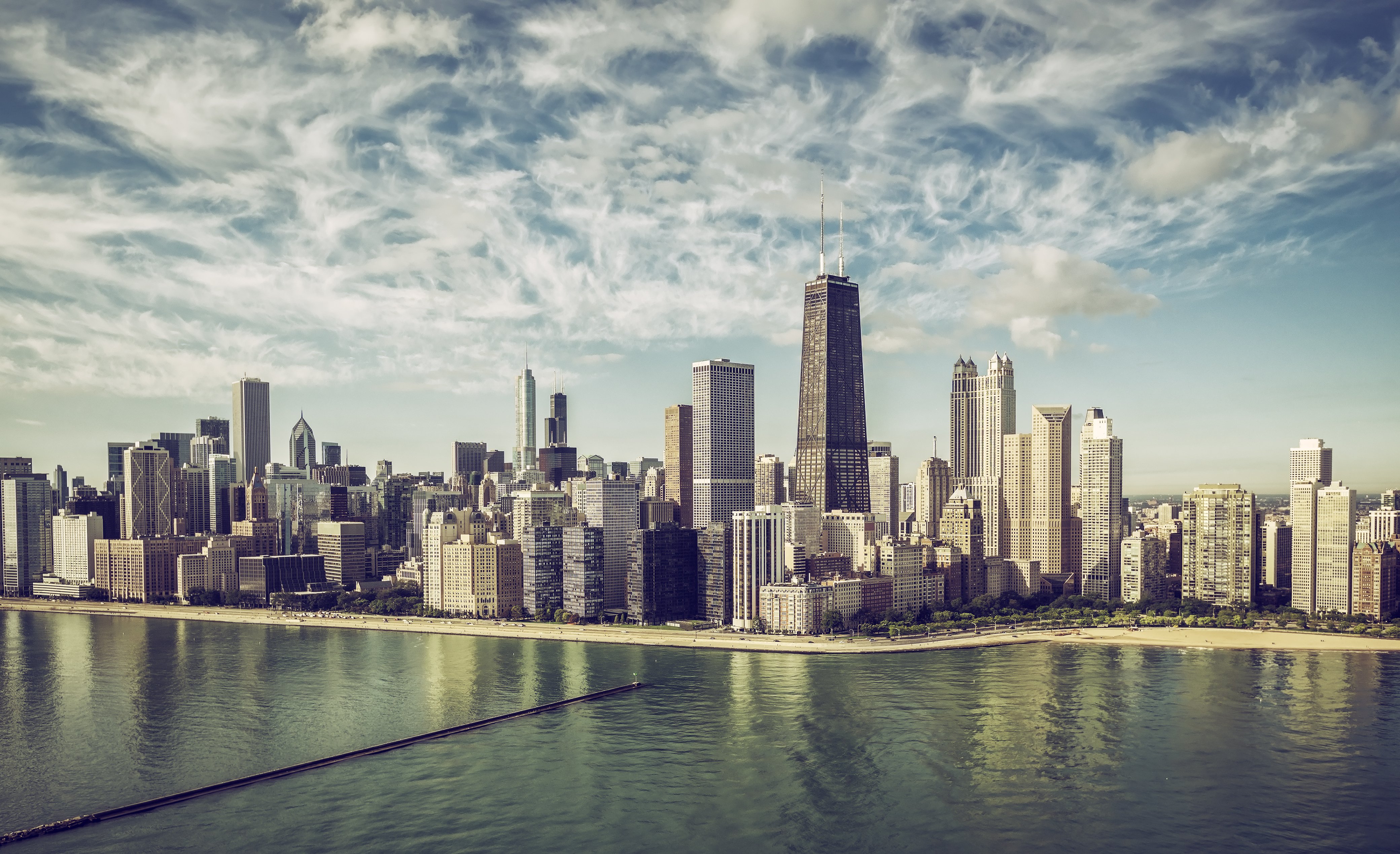 Pictured is the Chicago skyline. SHUTTERSTOCK/ marchello74