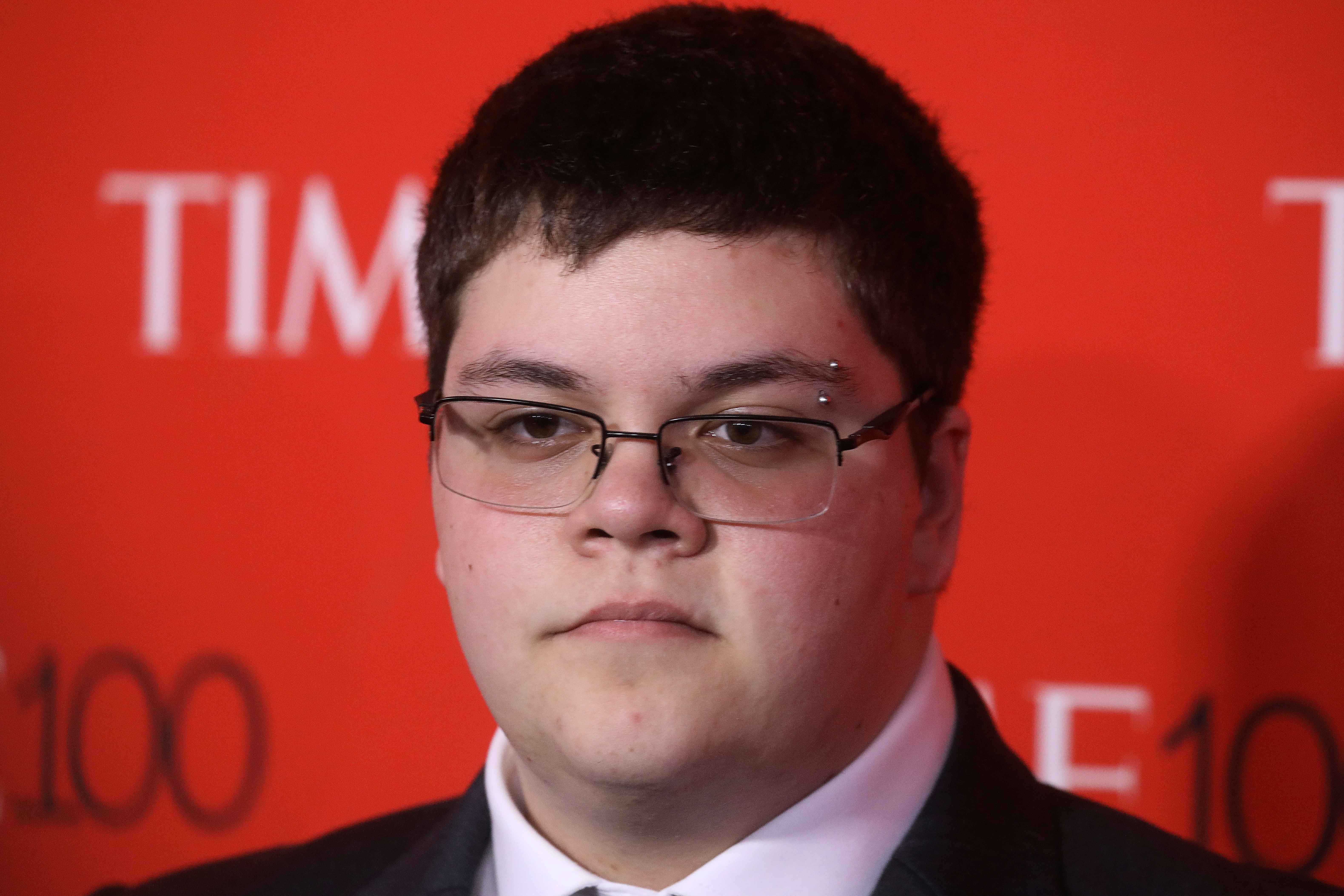 Activist Gavin Grimm arrives for the Time 100 Gala in the Manhattan borough of New York, New York, April 25, 2017. REUTERS/Carlo Allegri