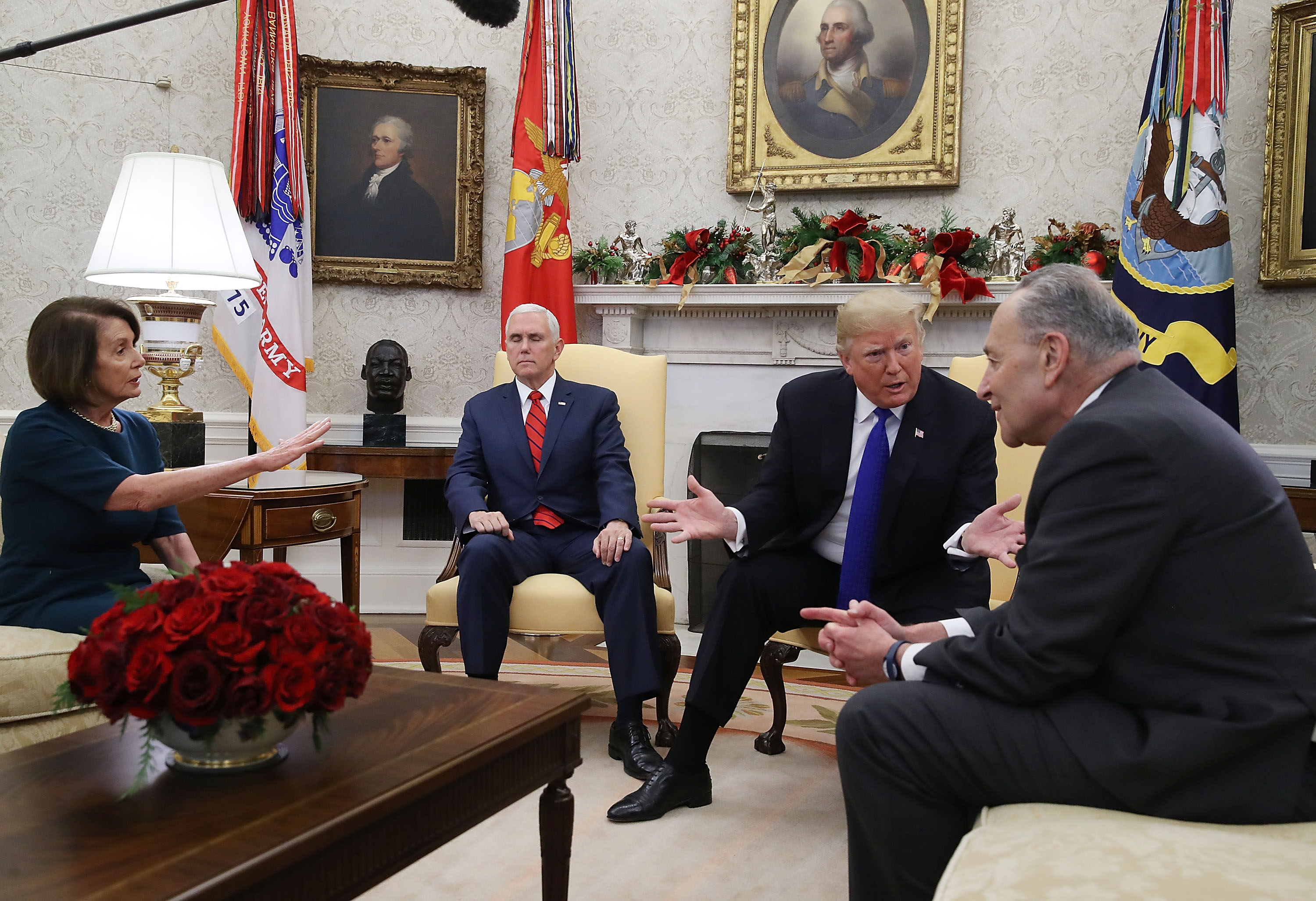 White House Stands Firm On Wall Funding After Trump Meeting With Democrats | The Daily ...3000 x 2054