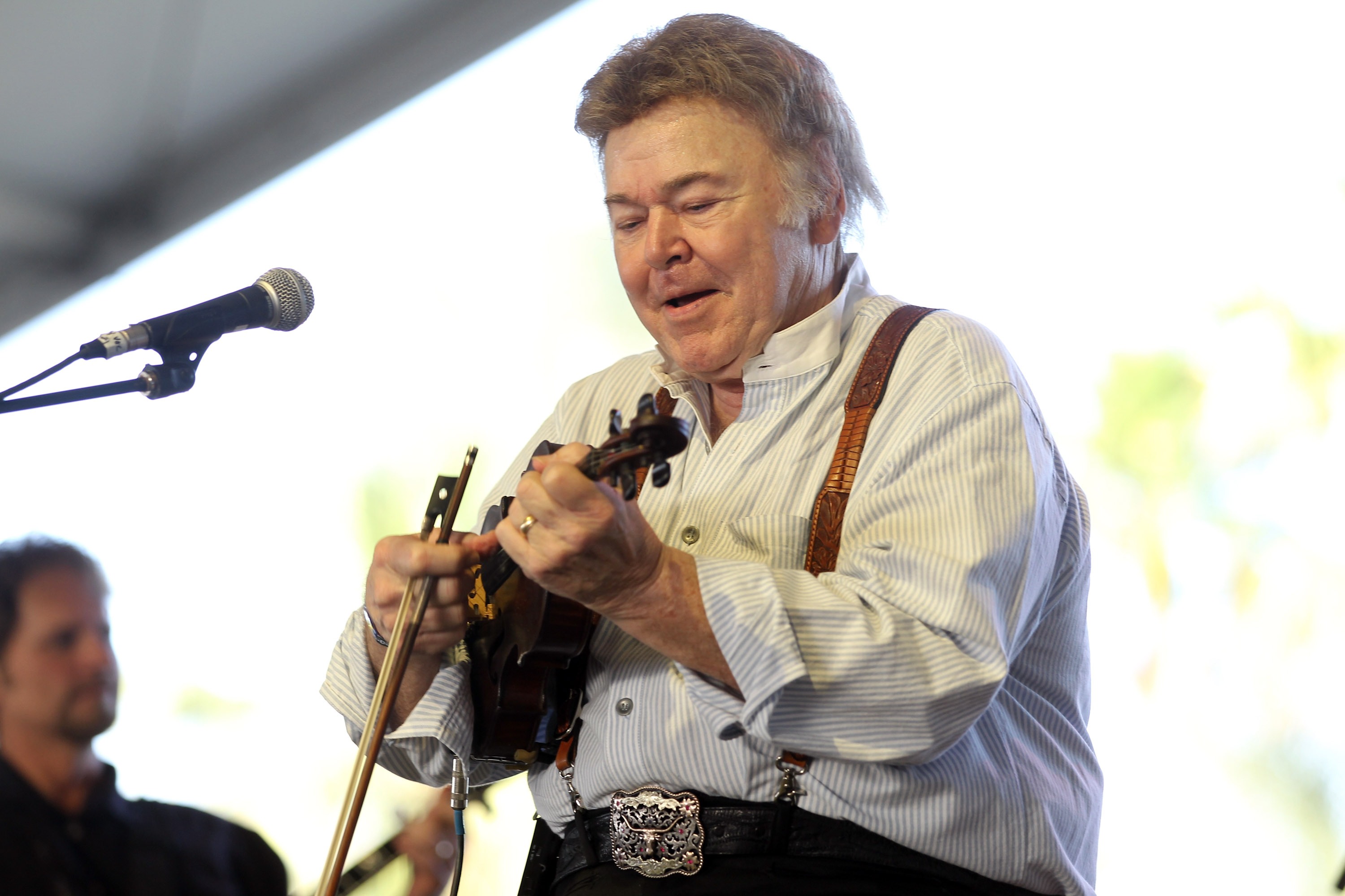 Musician Roy Clark performs onstage during the Stagecoach Country Music Festival held at the Empire Polo Field on April 29, 2012 in Indio, California. (Photo by Karl Walter/Getty Images for Stagecoach)