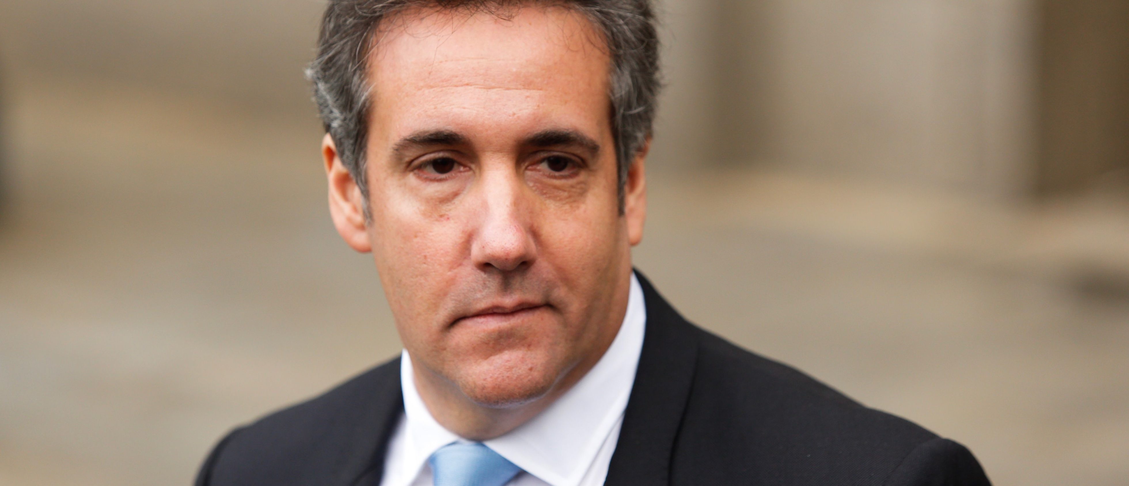 President Trumps lawyer Michael Cohen exits the US Federal Court on April 16, 2018, in Lower Manhattan, New York. President Donald Trump's personal lawyer Michael Cohen has been under criminal investigation for months over his business dealings, and FBI agents last week raided his home, hotel room, office, a safety deposit box and seized two cellphones. Some of the documents reportedly relate to payments to porn star Stormy Daniels, who claims a one-night stand with Trump a decade ago, and ex Playboy model Karen McDougal who also claims an affair. / AFP PHOTO / EDUARDO MUNOZ ALVAREZ (Photo credit should read EDUARDO MUNOZ ALVAREZ/AFP/Getty Images)