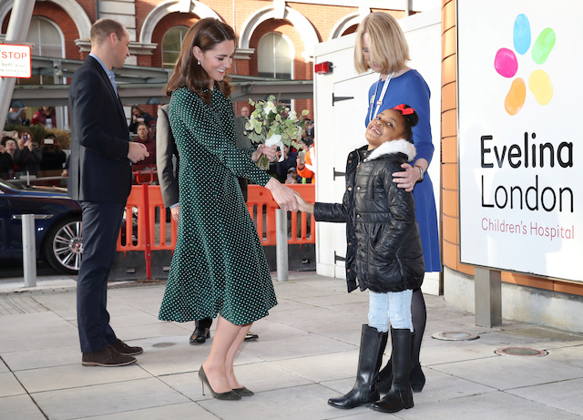 Britain's Prince William and Catherine, the Duchess of Cambridge, arrive at Evelina London Children's Hospital in London, Britain, December 11, 2018. Chris Jackson/Pool via REUTERS