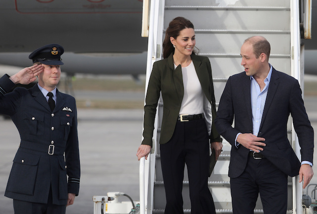 Britain's Prince William and Catherine, The Duchess of Cambridge arrive to attend a Christmas Party for the families of service personnel from RAF Akrotiri, a British military base in Cyprus, near the city of Limassol, Cyprus, December 5, 2018. REUTERS/Yiannis Kourtoglou