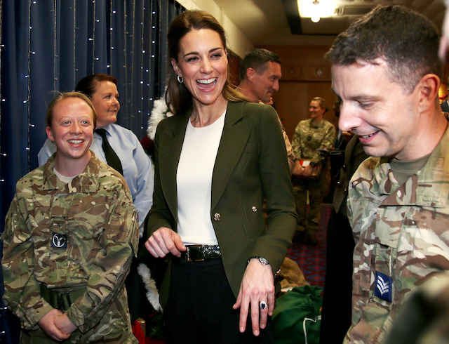 Britain's Catherine, The Duchess of Cambridge, attends a party for service personnel at RAF Akrotiri, Cyprus December 5, 2018. Ian Vogler/Pool via REUTERS