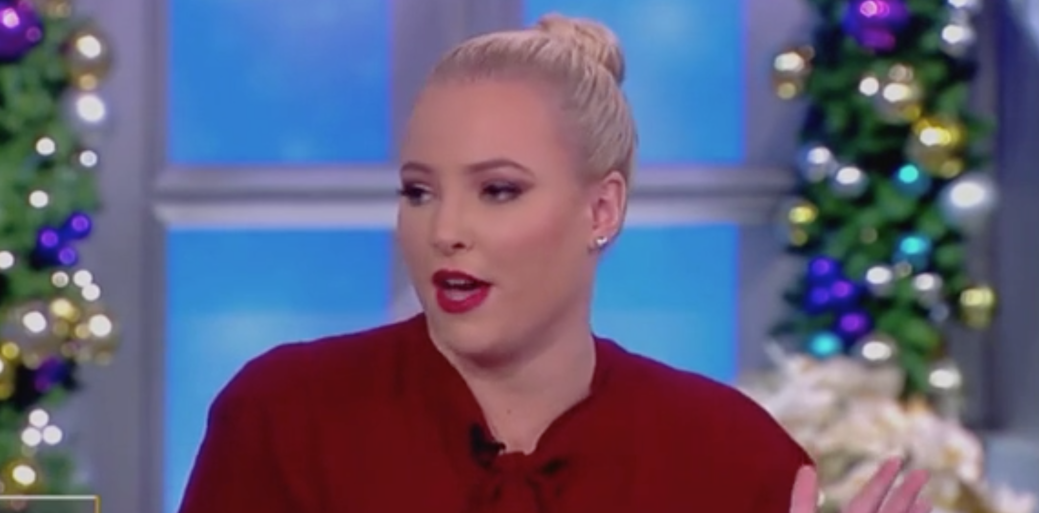 Meghan McCain Appears on ABC's "The View," 12/10/18/Screen Shot