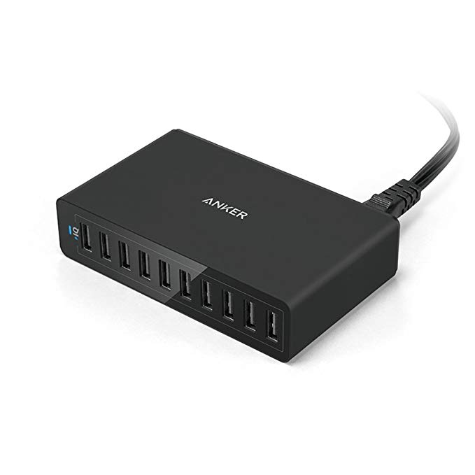 Normally $42, this 10-port wall charger is 33 percent off today (Photo via Amazon)