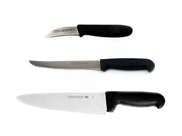 Normally $77, this 3-piece knife set is 48 percent off BEFORE the code