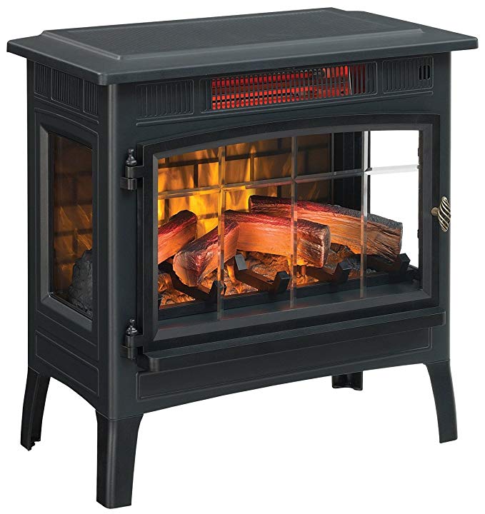 Normally $300, this electric fireplace is 49 percent off (Photo via Amazon)