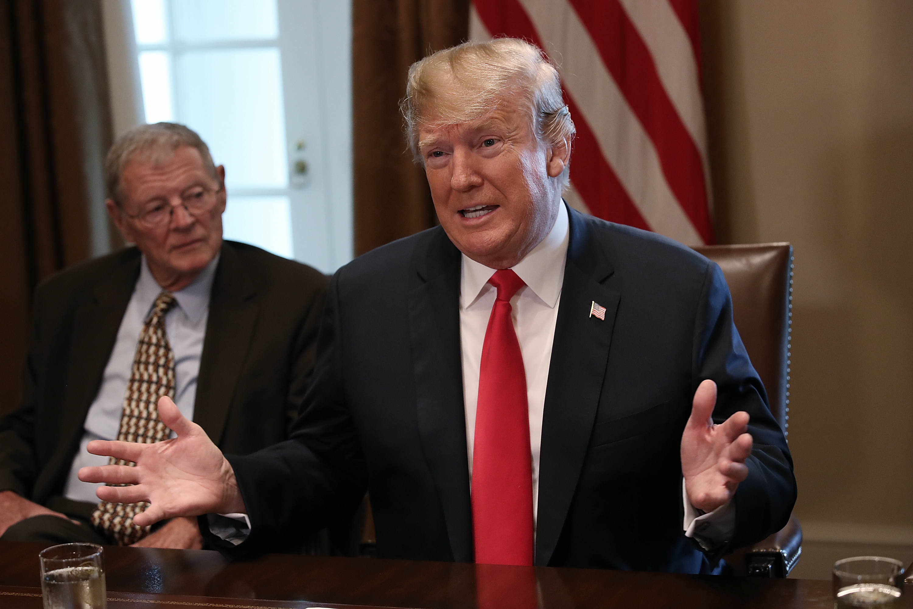 President Donald Trump speaks on immigration issues while meeting with members of Congress (Win McNamee/Getty Images)