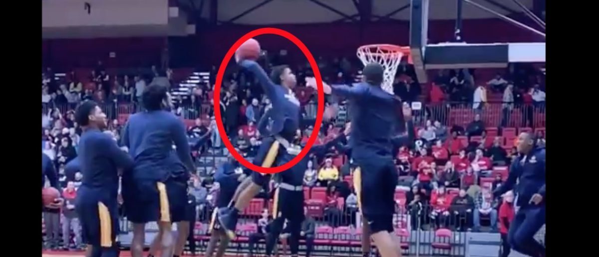 Murray State Basketball Player Ja Morant Throws Down Insane Dunk Over  Defender