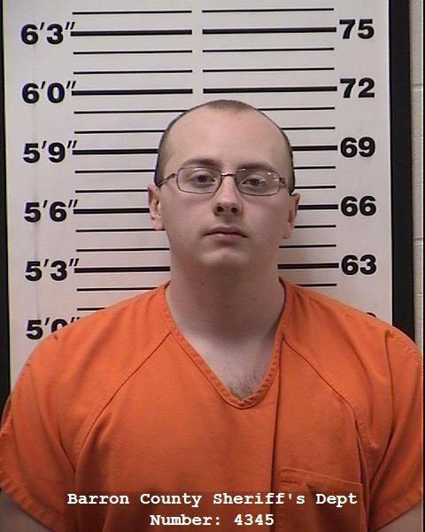 Jake Patterson, 21, charged with kidnapping a 13-year-old girl and two counts of first-degree murder for murdering her parents, appears in a booking photo provided by the Barron County Sheriff's Department in Barron, Wisconsin, U.S., January 11, 2019. Barron County Sheriff's Department /Handout via REUTERS