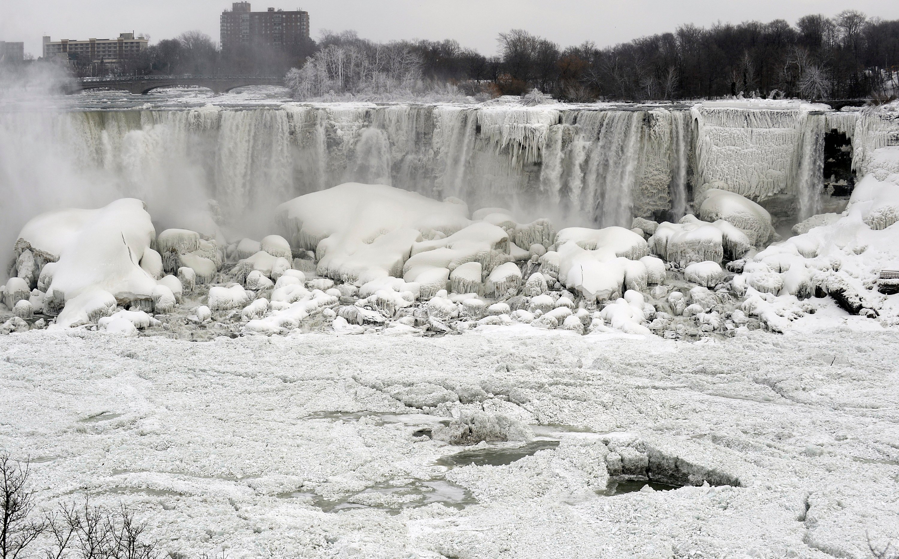 The American Falls shown from Niagara Falls