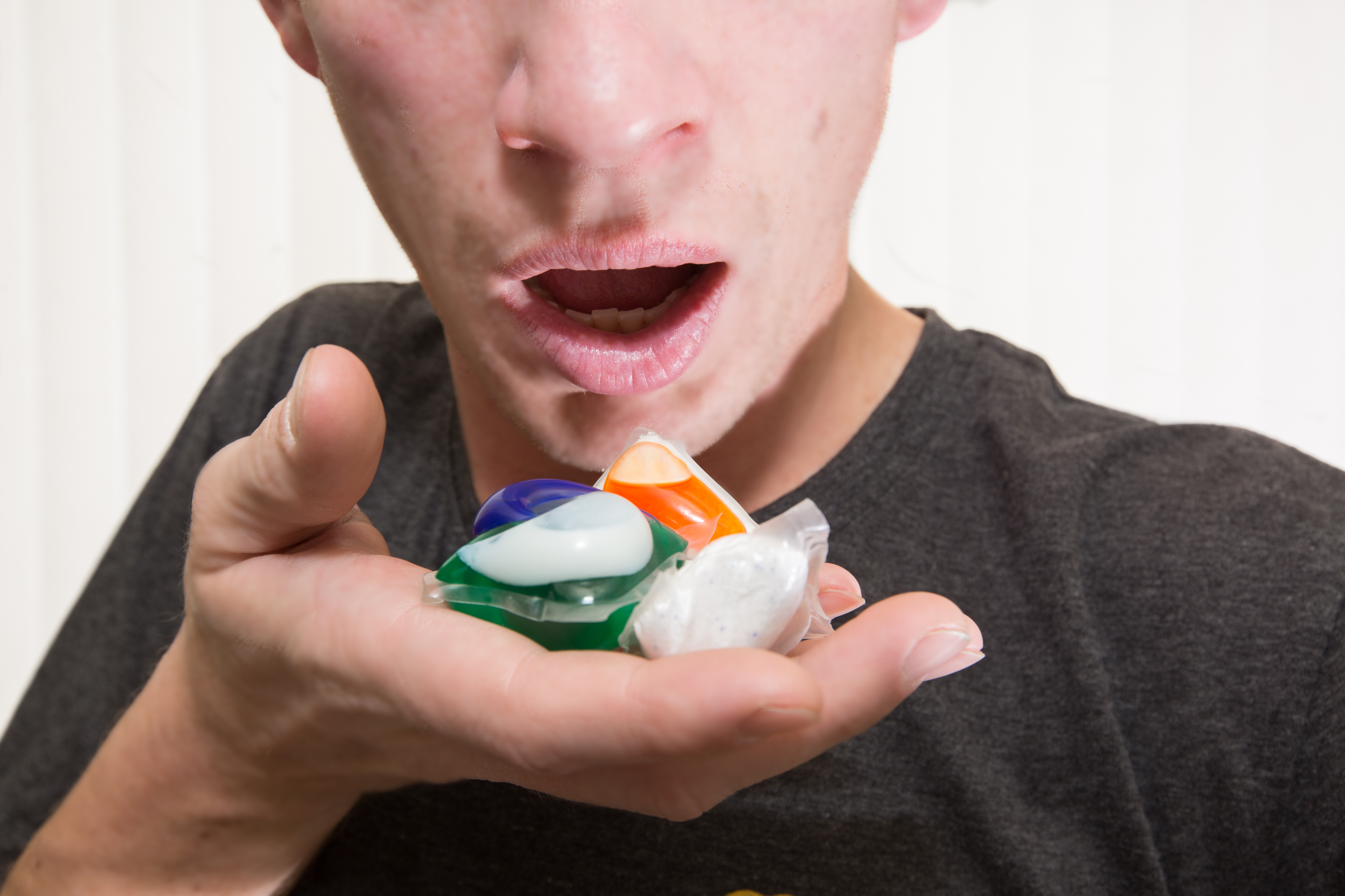 Pictured is a depiction of the Tide pod challenge. SHUTTERSTOCK/ Kyle T Perry