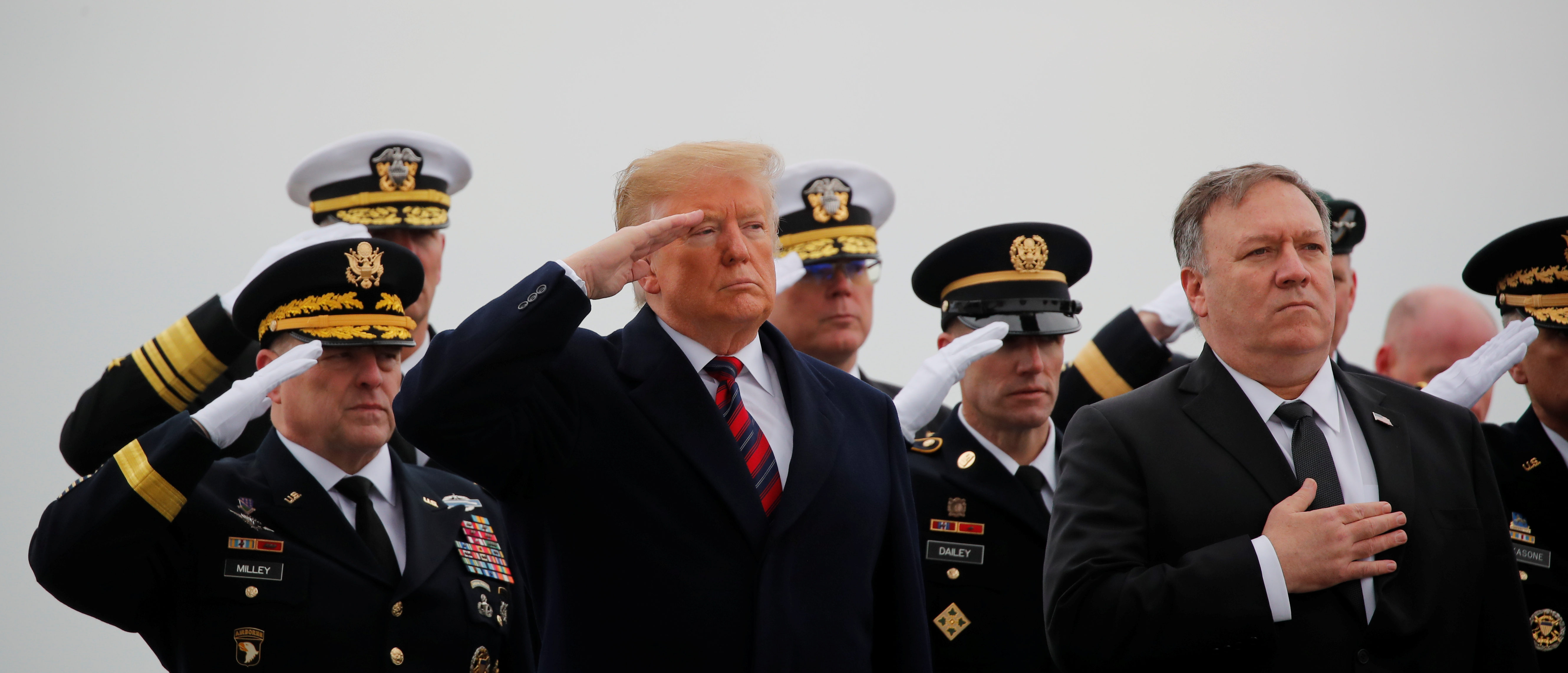 Trump, Pompeo Greet The Bodies Of Fallen Americans | The Daily Caller