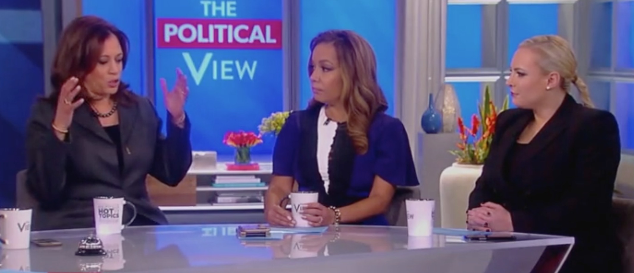 California Democratic Sen. Kamala Harris appears on "The View" on ABC, 1/8/2019/Screen Shot