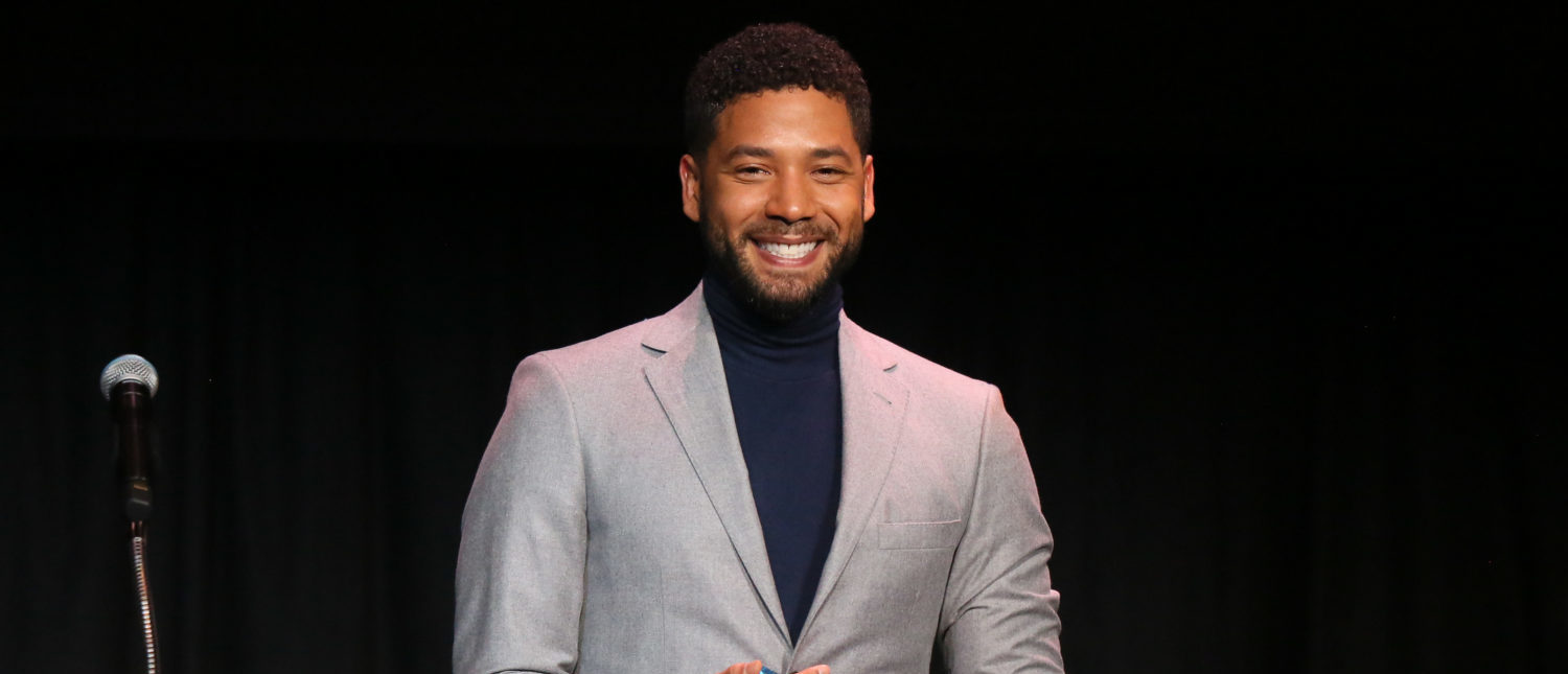 LOS ANGELES, CA - DECEMBER 06: Jussie Smollett speaks at the Children's Defense Fund California's 28th Annual Beat The Odds Awards at Skirball Cultural Center on December 6, 2018 in Los Angeles, California. (Photo by Gabriel Olsen/Getty Images)