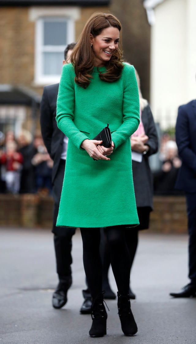Catherine, Duchess of Cambridge arrives at Lavender Primary School in support of Place2Be Children's Mental Health Week 2019 on February 5, 2019 in London, Britain. Chris Jackson/Pool via REUTERS