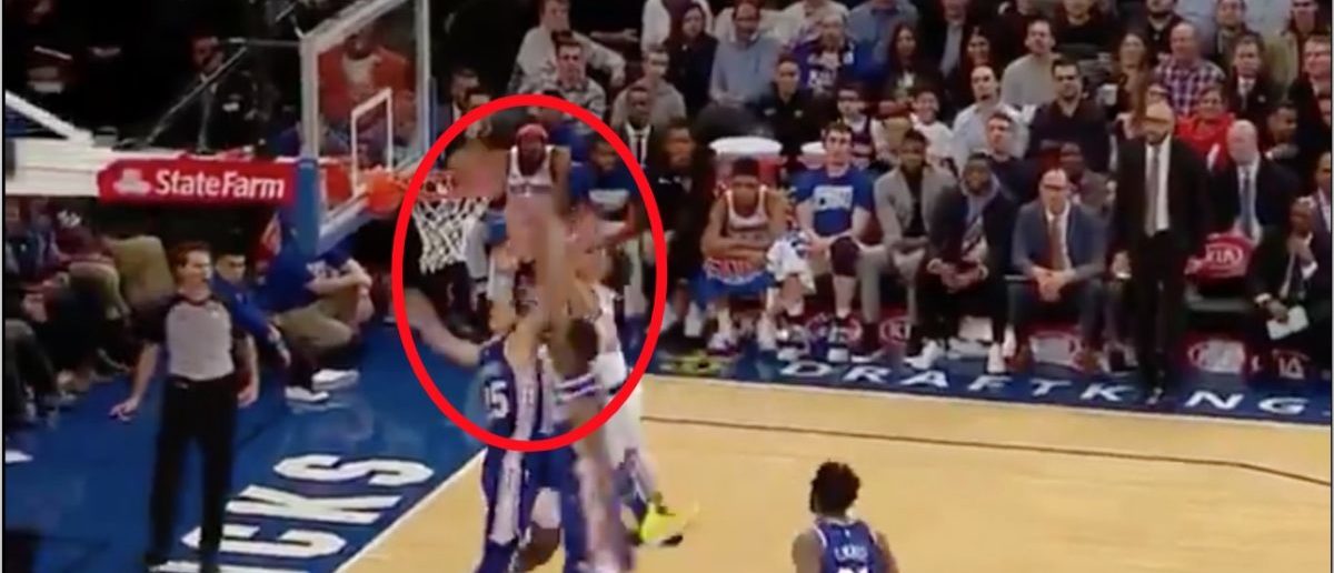 Watch: Kevin Knox throws down ginormous dunk in Ben Simmons' face