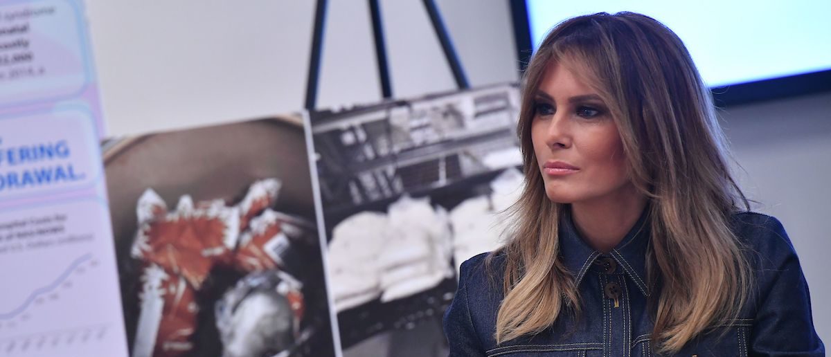 Melania Rocks Denim Jacket And Pants Combo At #BeBest Event | The Daily ...