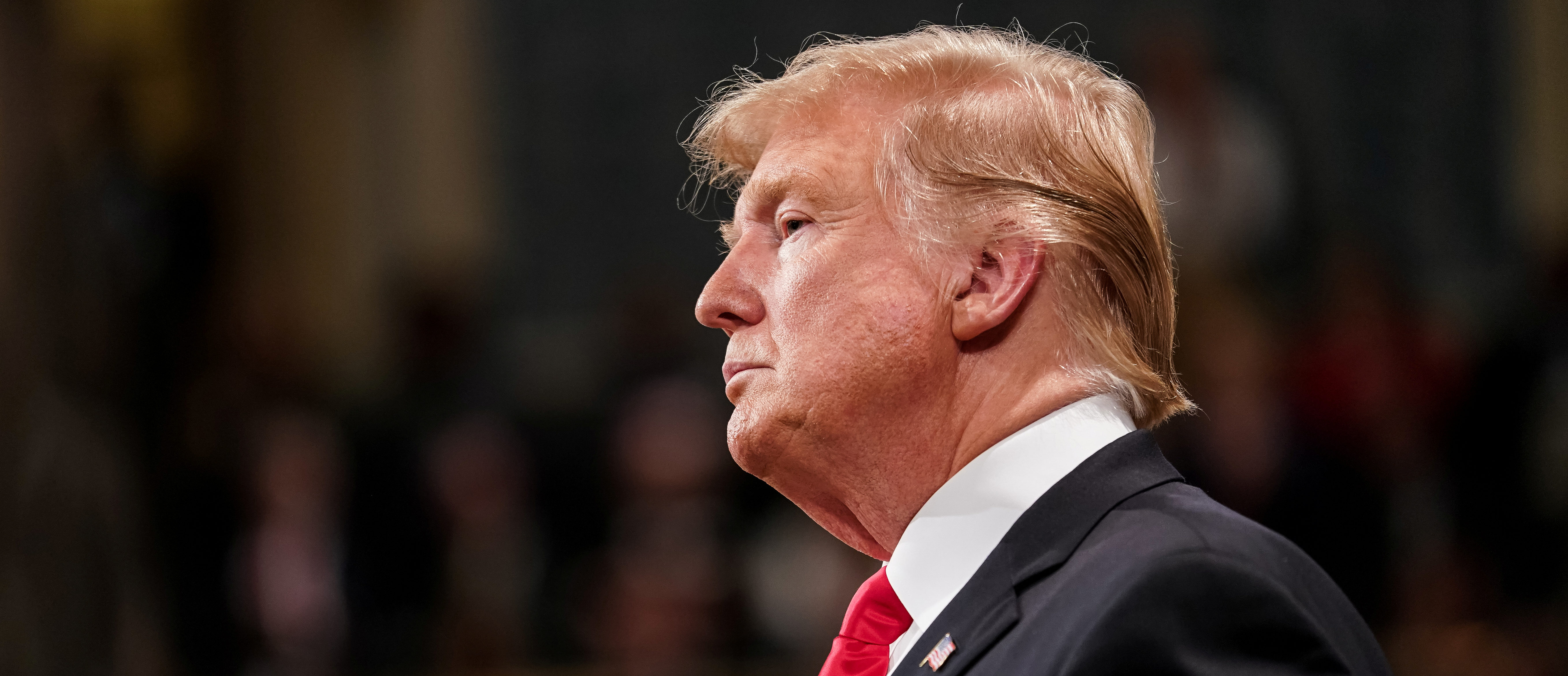 FEBRUARY 5, 2019 - WASHINGTON, DC: President Donald Trump delivered the State of the Union address at the Capitol in Washington, DC on February 5, 2019. Doug Mills/Pool via REUTERS