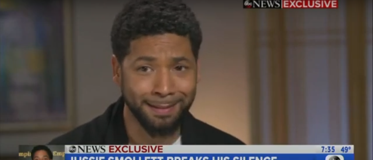 Attorneys for Jussie Smollett speak out about hoax attack claims. Screenshot/ YouTube/Good Morning America