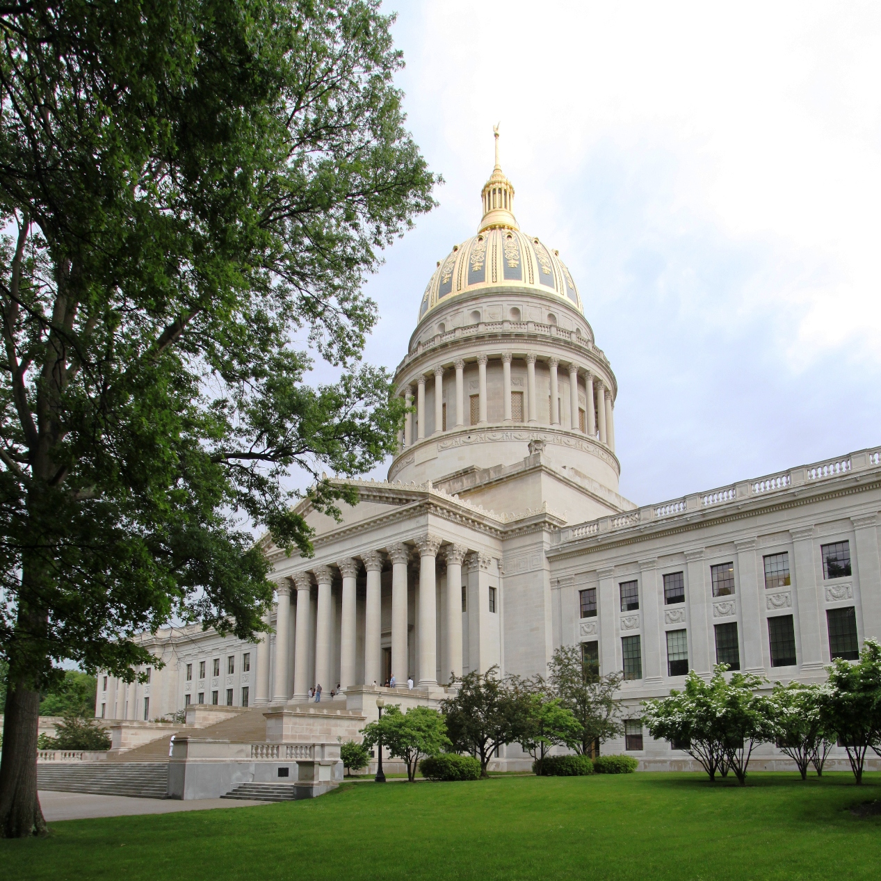 The West Virginia Capitol in Charleston, as seen in May 2011. (Accessed via Flickr creative commons/OZinOH)